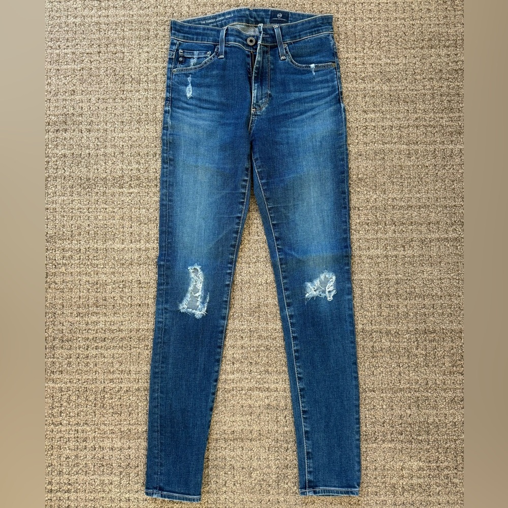 AG High-Rise Skinny Jeans